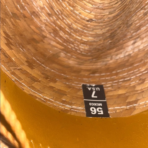 Stylish sahuayo Straw Hat with Yellow Band - Picture 4 of 4